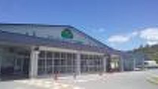 巨大なJA農産物店