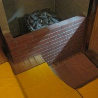 男性大浴場にはサウナもついています