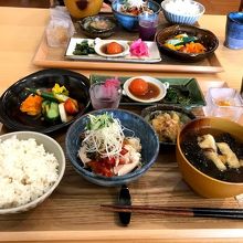 地産地消の朝食