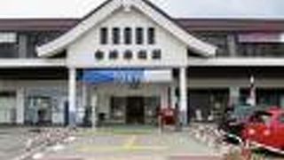 会津若松駅構内にあります