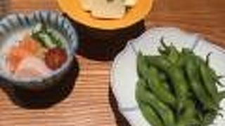 繊細なお料理がでてくるお店