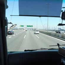 首都高湾岸線走行中