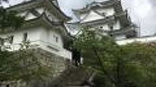 高い石垣が有名なお城