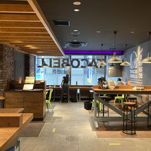 レジ正面から店内。間引きが多くスカスカ・・・