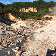 鉄泉池（てっせんいけ）まで歩く　「地獄谷・大湯沼（おおゆぬま）自然探勝路」登別温泉