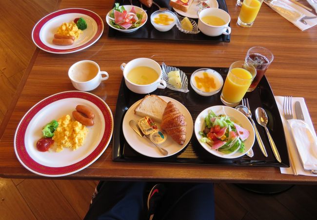 朝食セットを頂きました。