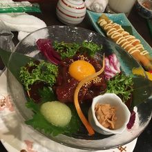 コース料理の一部