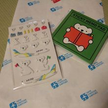 エアドゥの付箋とシール