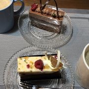 美しいケーキがたくさん