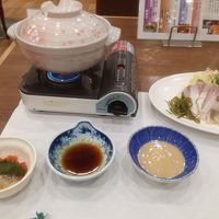 宿泊と二食付きの夕食