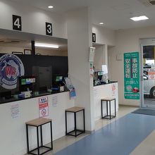 店舗のカウンター