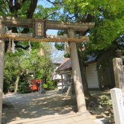 普通の神社です