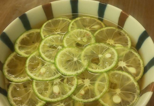 夏限定のすだち蕎麦