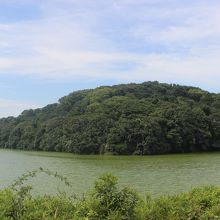 撮影スポットからの「前方」部分