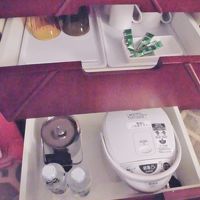 ペットボトルのお水あり