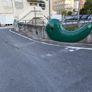 玉造温泉街にある橋