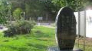 こちらは新しく設置された札幌の啄木の歌碑です