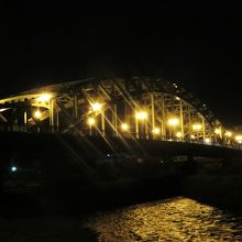 夜の旭橋