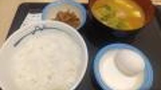 江古田近くの松屋でモーニング