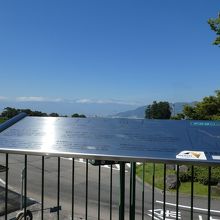 山並みの展望台。