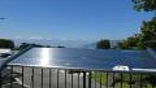 南アルプスがきれいに見えます。