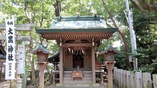 竹島にある神社で福の神・商売繁盛の神様