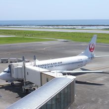 スカイマンタ駐機中