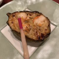 折戸ナス　上に乗る　エビが不思議な食感