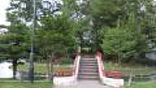 中心地に近いとても大きな公園