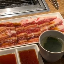 バラカルビ定食200g 600円 税込