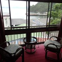 海が見えました