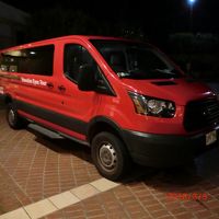 このバンで来ました