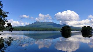 道南地方各所で見られるが、やっぱり大沼からの眺めが一番！