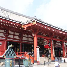 浅草寺　改修中