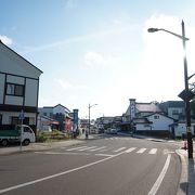 雰囲気ある松前城下