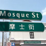 ジャマエ モスク横の通り