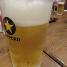 生ビールです