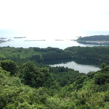 火山湖です