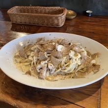 デュクセルクリームトリュフスパゲッティ