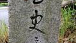 古墳を見ながら歩く