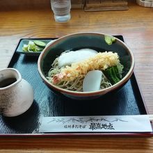 冷やし山かけてんぷらそば