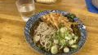 冷やしかき揚げ蕎麦！