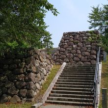 城山公園への階段