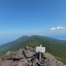 山頂から硫黄岳