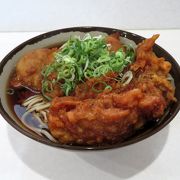 我孫子駅名物からあげそばのお店。