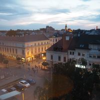 旧市街の入り口が見えるお部屋からの眺め