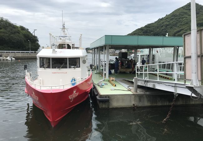 日生諸島の足大生汽船、乗り場は駅から歩くので注意