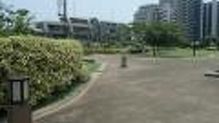 下水道局東品川ポンプ所の屋上に整備された庭園