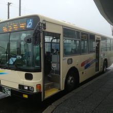 根室駅と納沙布岬間を走るバス