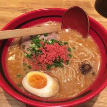 濃厚なあじわいエビ味噌ラーメン